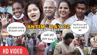 ANTIM  The Final Truth HONEST Public Review  Day 02 Saturday  Salman Khan Aayush Sharma [upl. by Kirkpatrick802]