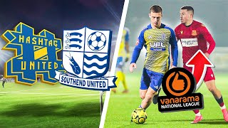 WE PLAY AGAINST SOUTHEND  Hashtag United vs Southend United  BBC Essex Cup Third Round [upl. by Onaicram]