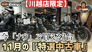 【川越店限定】11月の厳選特選中古車！いま川越店で「ナウ」で買える3台！【売切必至】 [upl. by Brandyn]