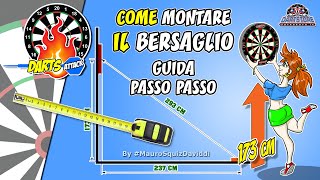 Tutorial freccette Come montare il bersaglio Guida passo passo [upl. by Lowrie]