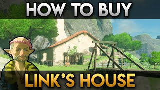 How to buy Links House in Legend of Zelda Breath of the Wild 🏡 Hylian Homeowner Sidequest Guide [upl. by Yale791]