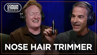 Jordan Schlansky Shows Conan His Favorite Nose Hair Trimmer  Conan OBrien Radio [upl. by Riatsala604]