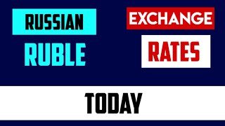 Russian Ruble RUB Exchange Rates Today 31 July 2024 Soviet Union Currency [upl. by Creigh]