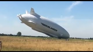 Airlander 10 CRASHES  Worlds Largest Aircraft Damaged [upl. by Reedy305]