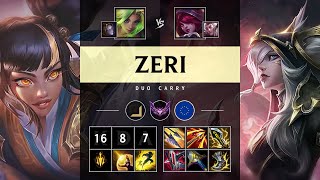 Zeri ADC vs Xayah Godlike  EUW Master Patch 1423 [upl. by Rector]