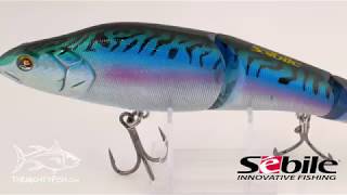 Sebile Magic Swimmer – 228 Slow sinking 9” Green Macherel [upl. by Ahtebbat]