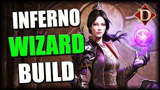 BEST Inferno Wizard Raid and Dungeon Build  Diablo Immortal [upl. by Worden]