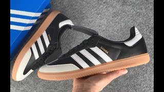 ADIDAS SAMBA LT BLACK WHITE IG2010 [upl. by Irbmac385]