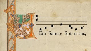 Veni Sancte Spiritus  Come Holy Spirit  Pentecost Sequence with English  Gregorian Chant [upl. by Lanita129]