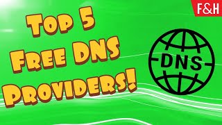 Top 5 Free DNS Providers 2020 [upl. by Anallij692]