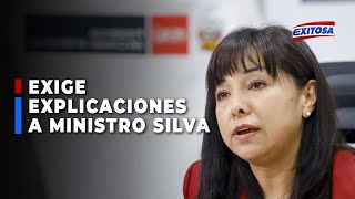 🔴🔵 Mirtha Vásquez exige explicaciones a Juan Silva por cambios en dirección de la Sutrán [upl. by Labaw450]