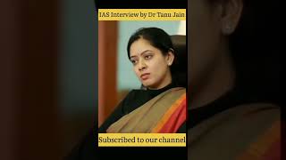 Ias ka question kaise puchta hai 🤔🤔 upsc aspirants short video Dr Tanu maam Ias ka interview [upl. by Traweek796]