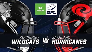 Kirchdorf Wildcats  Saarland Hurricanes  Highlights  ERIMA GFL 14 Spieltag  SDTV Football [upl. by Mutat]