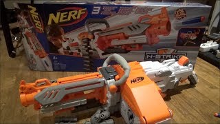 NERF NStrike Havok Fire EBF25 Unboxing and Review [upl. by Arotal1]