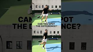 What’s the difference in pro pickleball serves 👀 pickleball shorts sports [upl. by Ranilopa]