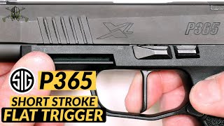 Sig Sauer P365 CNC Machined Short Stroke Flat Trigger  Sig P365 Trigger Upgrade MCARBO [upl. by Leavitt]