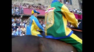 Palio 2008 16Aug At Piazza del Campo Siena Italy [upl. by Atirrehs]