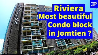 The Riviera Jomtien the most beautiful condo block in Jomtien Pattaya Thailand  Sea View Condos [upl. by Schaffel]