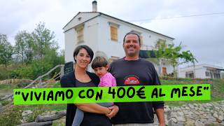 La famiglia che vive in autosufficienza con 400€ al mese [upl. by Higley]