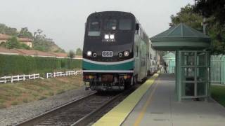 HD Simi Valley Santa Susana and Moorpark Trains 62411 [upl. by Kcirderfla599]