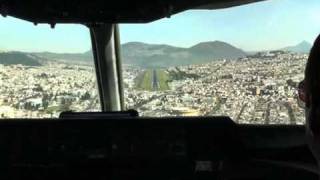 KLM MD11 Cockpit view GuayaquilQuitoBonaire [upl. by Daza]