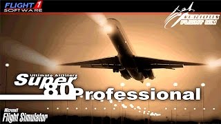 Flight 1  MD80  TestFlight and Review  FSX ᴴᴰ [upl. by Yblocaj]