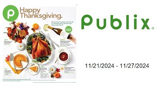 Publix Weekly Ad US  11212024  11272024 [upl. by Adidnere]