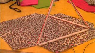 How to Construct a Tetrahedron Kite [upl. by Pulling448]