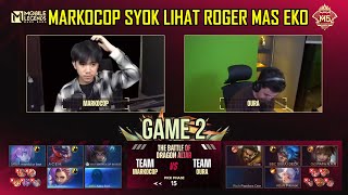 OURA JADI HYPER PAKE ROGER  ANTI RETRY EKO  TEAM OURA VS TEAM MARKOCOP GAME 2 [upl. by Gainor]