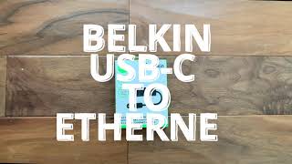 BELKIN USBC TO ETHERNET [upl. by Alrac]