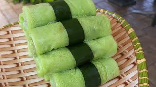 Kuih Ketayap tanpa telurSurulappam recipeEgglessKueh Dadar [upl. by Eirrahs690]