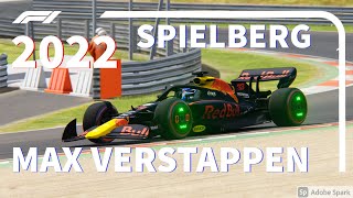 F1 2022 MAX VERSTAPPEN ONBOARD  NUEVA NORMATIVA  GP AUSTRIA  RED BULL RING [upl. by Henriques]