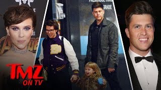 Scarlett Johansson amp Colin Jost Taking Their Relationship To The Next Level  TMZ TV [upl. by Aloke]