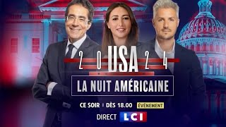 USA 2024  La nuit américaine sur LCI [upl. by Itnava]