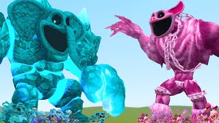 NEW MONSTER BUBBA BUBBAPHANT GOLEM FAMILY VS MONSTER PICKY PIGGY PAIN KILLER FAMILY In Garrys Mod [upl. by Vick285]