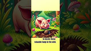 Pigs to the Rescue How These Amazing Animals Sniff Out Valuable Truffles shorts TruffleHunting [upl. by Annelise499]