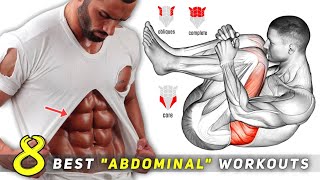 8 Super Effective Abdominal Exercises  Abs amp Core Workouts [upl. by Lurline709]