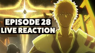 Ichigo vs Yhwach Bleach TYBW Episode 28 Live Reaction Review [upl. by Elodie905]