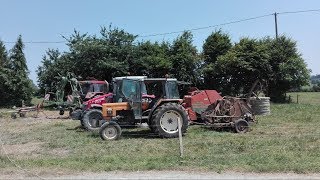 Foin 2018  Du fanage au bottelage  Rivierre Casalis  Gallignani [upl. by Aelahs]