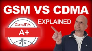 GSM VS CDMA Explained  CompTIA A Course [upl. by Layol]