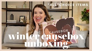 WINTER CAUSEBOX FULL UNBOXING  A Look At ALL of the Choice Products [upl. by Flo572]