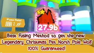 Best Fusing Method to get the New Legendary Pet North Pole Wolf Christmas Event on Pet Simulator X [upl. by Jareb]