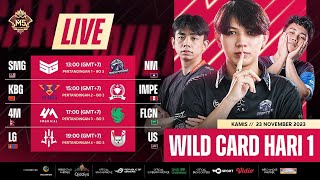 LIVE  HARI KE1  Fase Wild Card  Kejuaraan Dunia M5 ID [upl. by Jeana]