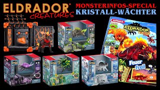 Schleich ® Eldrador ® Creatures Special  alle Monsterinfos zu Kristall Wächter amp BattleCaves 2024 [upl. by Acirre]