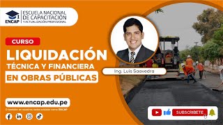 CURSO LIQUIDACIÓN TÉCNICA Y FINANCIERA EN OBRAS PÚBLICAS 2024 [upl. by Templa]