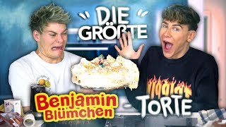 DIE GRÖßTE BENJAMIN BLÜMCHEN TORTE DER WELT mit Marvyn Macnificent  Joeys Jungle [upl. by Anairuy]