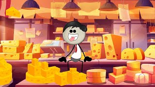 What if we Converted into Cheese  more videos  aumsum kids cartoon whatif [upl. by Nils144]