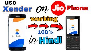 How to Use Xender App on Jio Phone  Hindi [upl. by Ayahc]