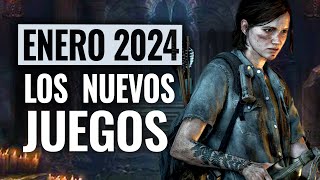 LOS NUEVOS JUEGOS MÁS ESPERADOS amp LANZAMIENTOS ENERO 2024 [upl. by Elkin]