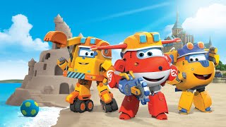 Superwings s3 team episodes Build Team  Excavator  Crane  Heavy vehicles [upl. by Yeclek]